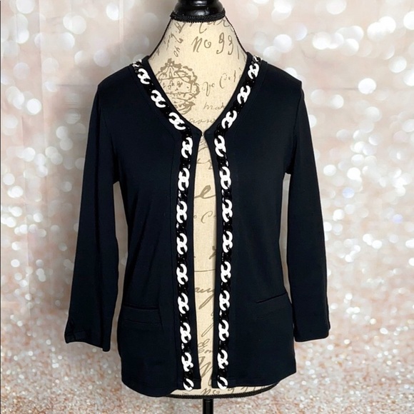 RAFAELLA - Open-Front Cardi - Picture 1 of 7